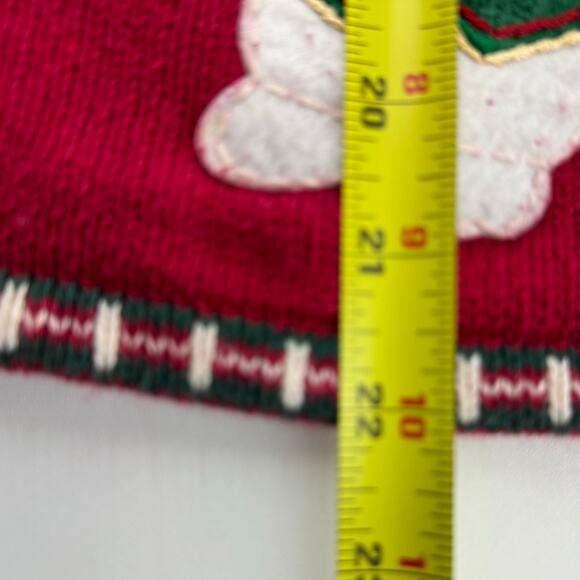 Tiara Women's Red Holiday Cardigan Sweater - Picture 6 of 6